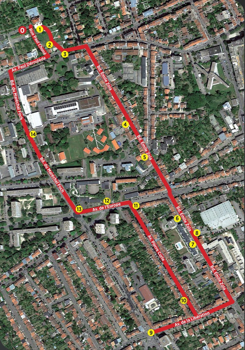 Le circuit Zola-Curie-Sainte-Anne