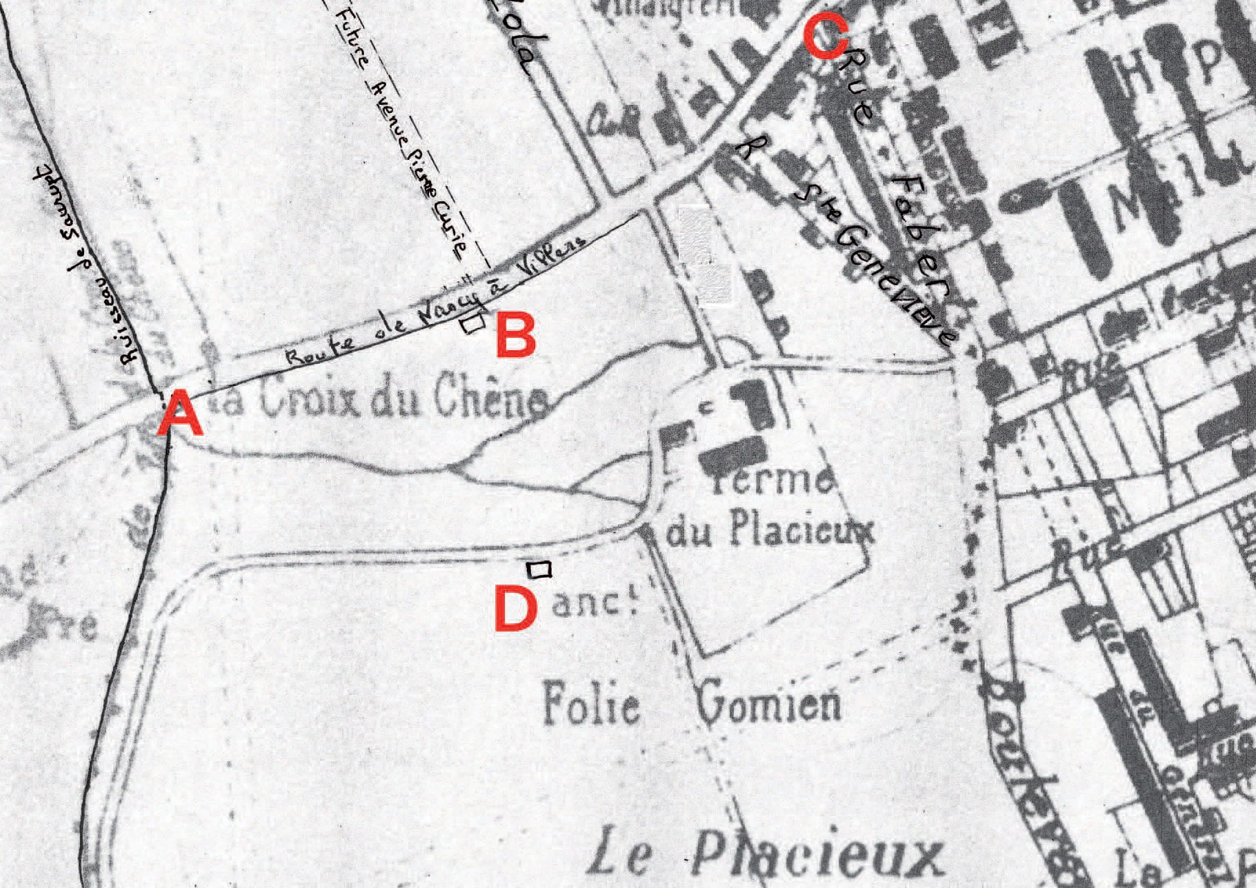 Plan daté de 1912 - @Nicole Houpert