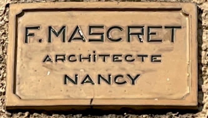 Fernand Mascret - Architecte Nancy