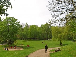 Le parc d'agrément au Champ-le-Boeuf
