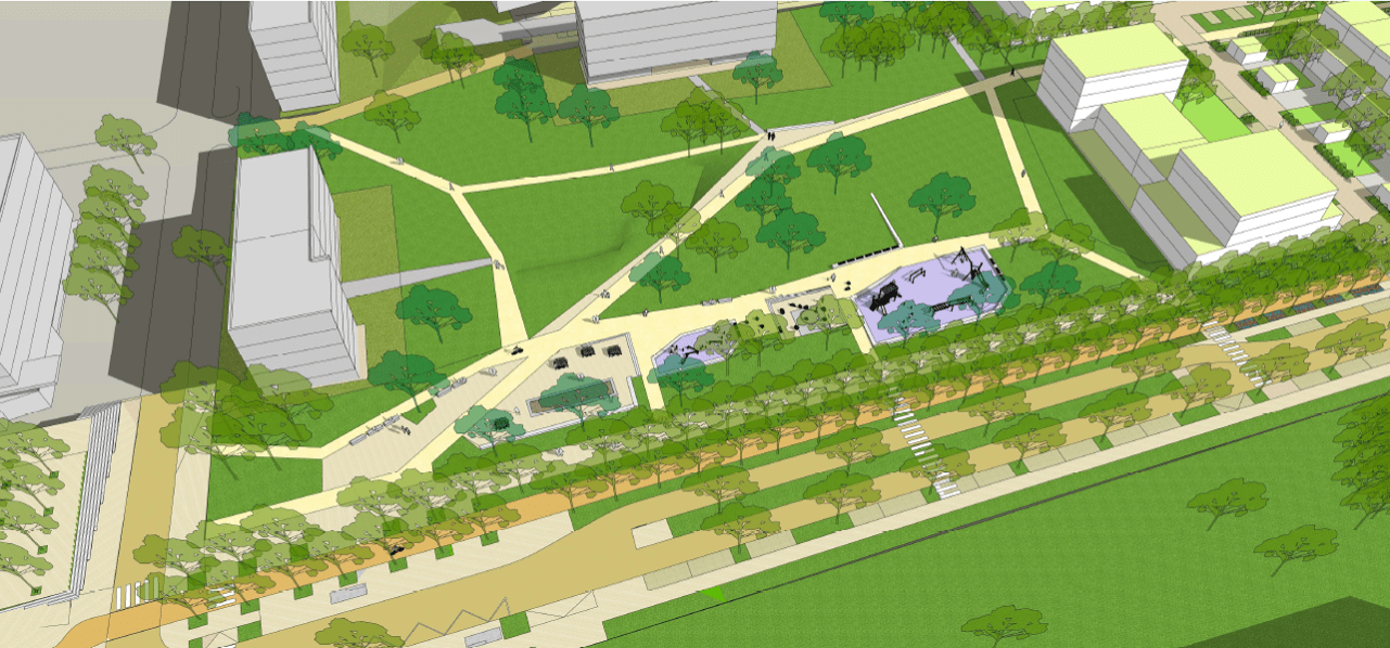 Parc urbain npnru laxou projet 2027