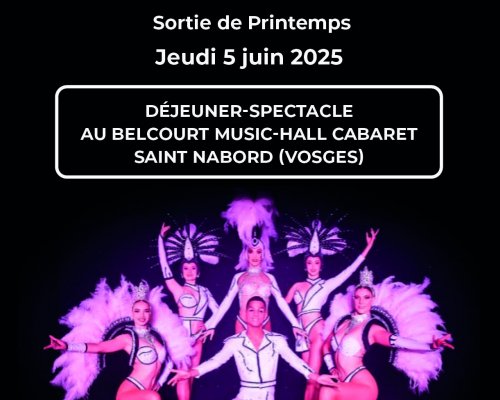 Sortie de Printemps (séniors)