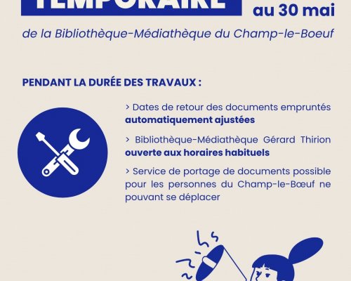 Fermeture temporaire