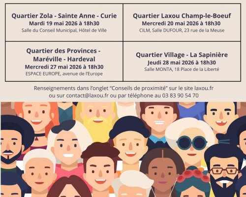 Assemblées Générales des Conseils de Proximité