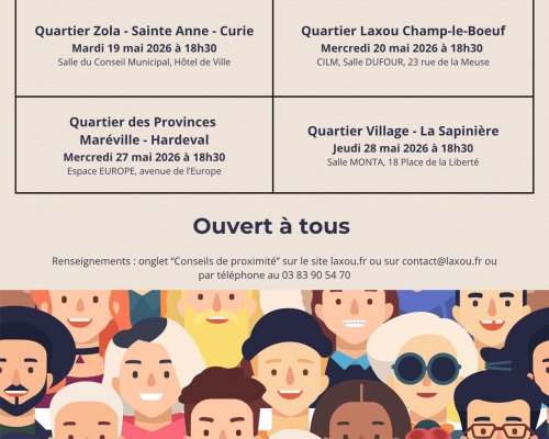 Assemblées Générales des Conseils de Proximité