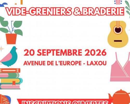 Bulletins d'inscription du vide-greniers et de la braderie