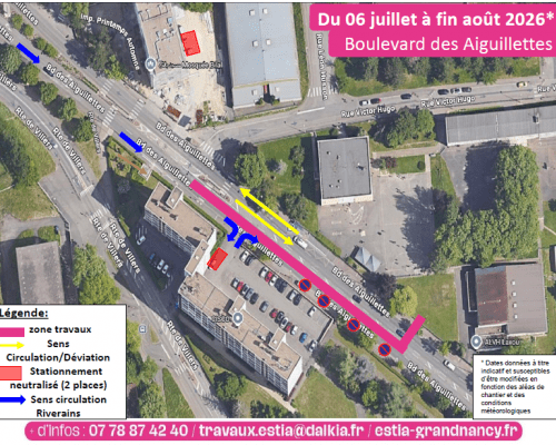 TRAVAUX - Bd des Aiguillettes
