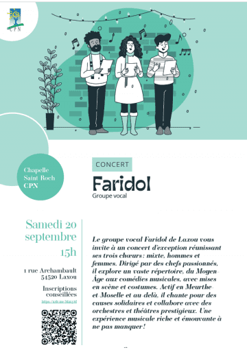 CONCERT CHOEUR DE FEMMES FARIDOL