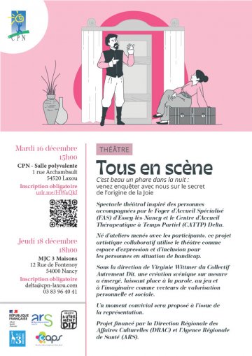 THEATRE : Tous en scène - 18h