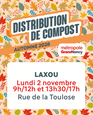 Distribution de compost
