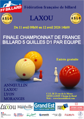 BILLARD - Championnat de France