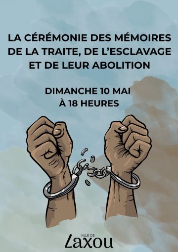 Cérémonie des mémoires de la traite, de l'esclavage et de leur abolition