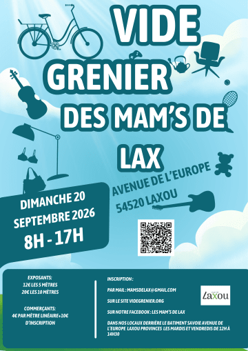 Bulletins d'inscription du vide-greniers et de la braderie