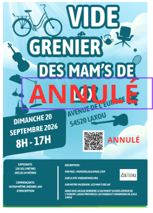 Bulletins d'inscription du vide-greniers et de la braderie