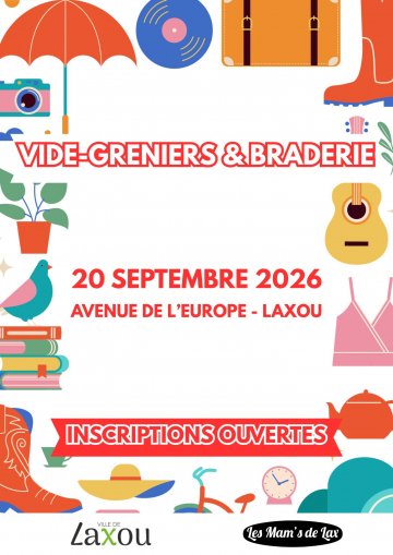 Bulletins d'inscription du vide-greniers et de la braderie
