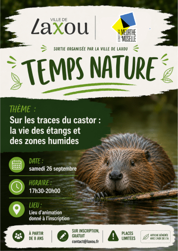 Temps Nature sur les traces du castor