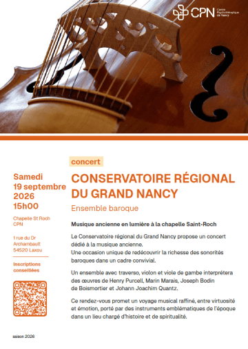 CONCERT Chapelle St-Roch