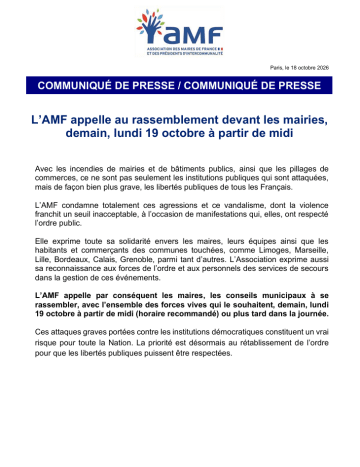 Appel à la mobilisation