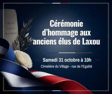 Cérémonie d'hommage aux anciens élus
