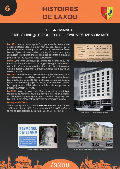 Panneau 6 - L'Espérance une clinique d’accouchements renommée