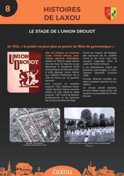 Panneau 8 - Le Stade de l'Union Drouot